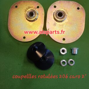 coupelles acier rotulées 2° carossage 206