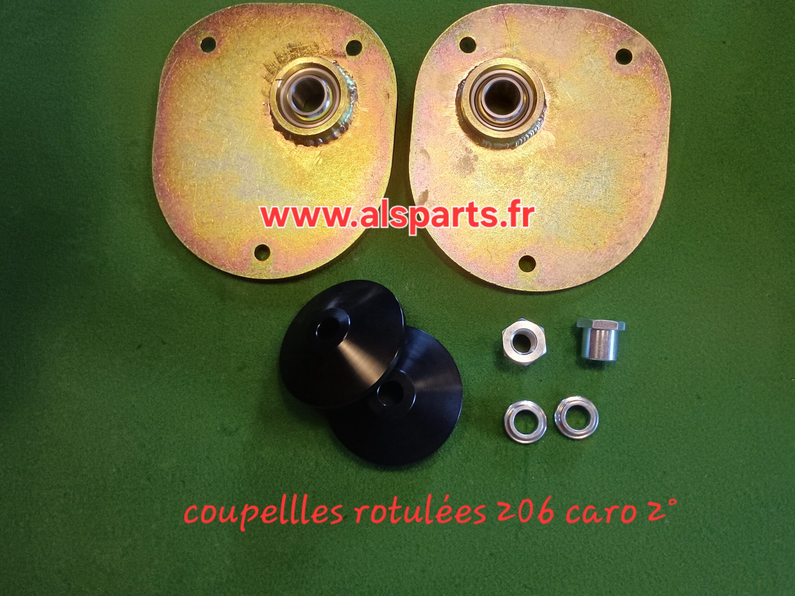 coupelles acier rotulées 2° carossage 206